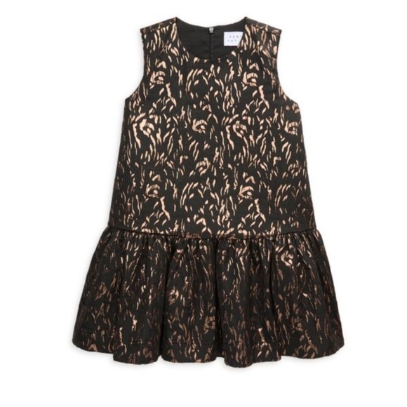TANYA TAYLOR Girl's Marietta Print A Line Dress - Picture 1 of 6